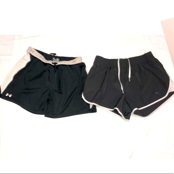 Puma and Under Armour Black and White Shorts Medium - Picture 1 of 7